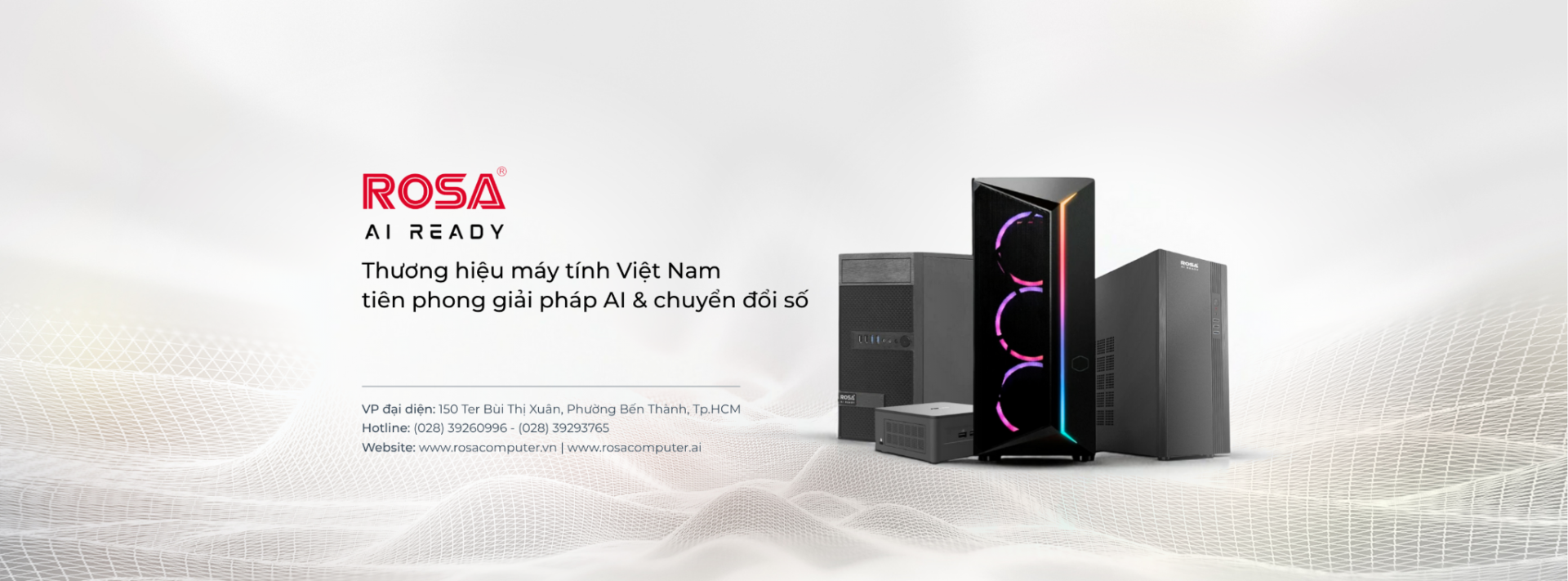 Máy tính bộ văn phòng chính hãng tại ROSA Computer